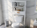 Over-the-Toilet Storage Cabinet White with one Drawer and 2 Shelves Space Saver Bathroom Rack W28227728