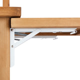 Outdoor Garden Potting Bench Table with Folding Pallet, Wooden Horticulture Planting Worstation with 24967245