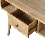 Curved Oak-ish Coffee Table B182P166496