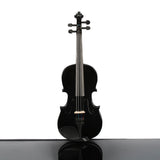 New 3/4 Acoustic Violin Case Bow Rosin Black 59680382
