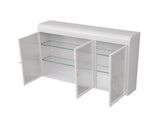 3 Door Arched Wall Mounted Glass Cabinets for Kitchen, Living Room and Bathroom 24283062