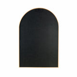 24x32 Inch Gold Metal Framed Arched Bathrrom Mirror for Wall. W2203P303827