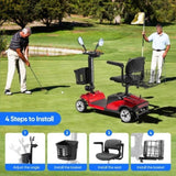 4 Wheel Compact Heavy Mobility with Lights, Battery Powered Electric Mobility Scooter, Electric 22930525