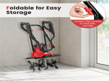 10 Amp Electric Tiller - 380 RPM Garden Cultivator with 4 Blades, 14" Working Width & Foldable 99645939
