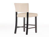Barstools With rivet decoration set of 2 , wood Frame,fabric Sponge cushion and Upholstered N780P366607B