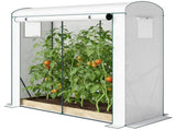 Garden Bed with Mini Greenhouse 94417486