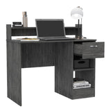 ZUN Manaos Writing Computer Desk , Multiple Shelves, One Drawer B070P188824