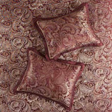 12 Piece Comforter Set with Cotton Bed Sheets Red Queen B035128826