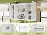 35'' x 28'' Medicine Cabinet, Wall Mounted Bathroom Storage Cabinet, Modern Bathroom Wall Cabinet N710P496235K