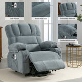 Power Electric massage lift lounge chair, suitable for the elderly, with heating and vibration W1807P298856
