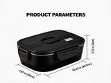 Banned for Amazon 90W Car Electric Heating Lunch Box, 12V/24V/110V Portable Food Warmer, Black 35603882