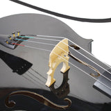 4/4 Wood Cello Bag Bow Rosin Bridge Black 68256691
