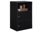 Storage 2-Door Modular Cabinet, Black 08149946