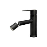 ZUN Bathroom sink faucet, single hole bathroom faucet modern single handle vanity basin faucet 32558976