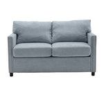 ZUN UNITED Modern chenille Fabric Loveseat, 2-Seat Upholstered Loveseat Sofa Modern Couch W1568P160579