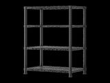 8 tier Heavy Duty Storage Shelves 78.74" H Wire Shelving Unit with Wheels 1600LBS NSF Metal Shelves 15208814