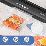 ZUN KOIOS Vacuum Sealer Machine, Automatic Food Sealer with Cutter, Dry & Moist Modes, Compact Design 04244097