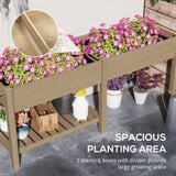 Wooden PlanterFlower shelf,Wood Planter Box 10377205