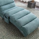 COOLMORE Linen Massage Chaise Lounge Indoor with Remote Control,Ergonomic Electric Massage Long W39539623