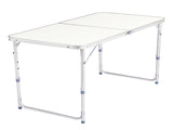 120 x 60 x 70 4Ft Portable Multipurpose Folding Table White 36974880