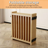 (6 Panel) Wooden Freestanding Dog Gates for The House,Dog Gates for Doorways, Stairs,Wood Dog Fences W2641P336052