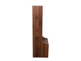 Night Stand with Bookshelf, Night Stand with 2 Storage Drawers for Bedroom 34726081