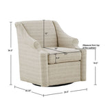 Justin Swivel Glider Chair B03548659
