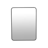24 x 32 Inch Bathroom Mirror Black Aluminum Frame W99967980