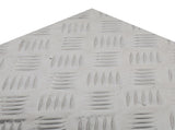 50" Elegant 5-Strips Pattern Aluminum Toolbox Silver 14241628