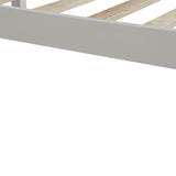 Platform Bed Frame with Headboard , Wood Slat Support , No Box Spring Needed ,Full,White 83549452