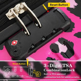 Hardshell Luggage Sets 3 pcs Spinner Suitcase with TSA Lock Lightweight-20"24"28" Luggages 20111146