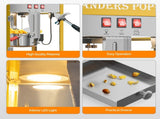 120V, 850W, 10oz, Gold Finish, Stainless Steel & Glass, Single Door / With Cart 04483591