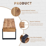 59" Dining Bench, Farmhouse Indoor Kitchen Table, Bed Bench, Industrial Shoe Bench, Entryway WF320038AAE