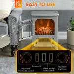 ZUN Electric Fireplace Heater 82631162