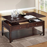 ZUN Walnut Coffee Table with Lift Top B062P209099