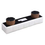 Upholstered Dining Bench for Dining Room, No-Assembly End of Bed Entryway Bench Ottoman for Bedroom N779P253550A