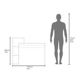 Salom Computer Desk with Open Storage, Natural Oak B128P263727