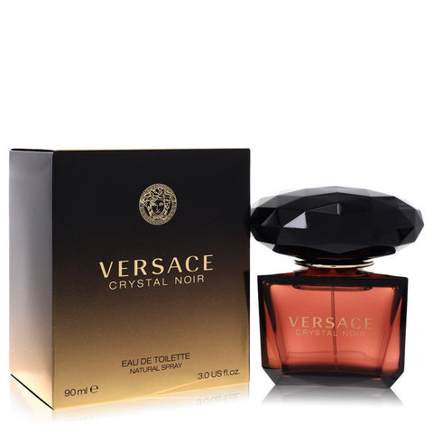 Crystal Noir by Versace Eau De Toilette Spray 3 oz for Women FX-426449