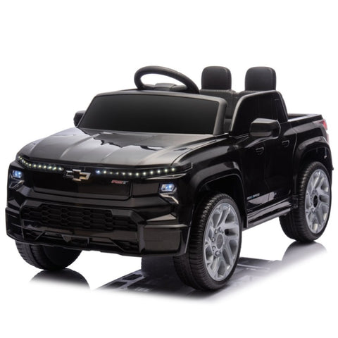 ZUN 12V Kids Ride on Car W/Parents Control,Licensed Chevrolet Silverado,Four-wheel suspension,LED W1578P202302