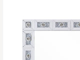 Noralie Mirrored & Faux Diamonds Accent Mirror B2726P453786