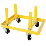 750lbs Rolling Engine Stand,Adjustable Width And Length, with 2pcs Buckle Straps,Yellow W465P276704