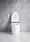 ZUN Elongated Smart Toilet with Elongated Heated Bidet Seat, Intelligent Toilet with Bidet Built-in, W2826P199068