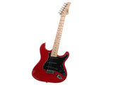 GST Stylish Electric Guitar Kit with Black Pickguard Red 12323602