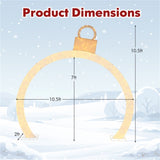 10.5 Feet Christmas Arch with White LED Lights 66192790