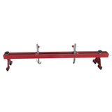 Engine Load Leveler 1100lbs Capacity Support Bar Transmission W/ Dual Hook Red 76519805