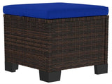2 Pieces Wicker Outdoor Ottomans 16500599