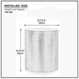 Round Coffee Table side Table for Living Room Fully Assembled W87649324