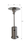 46,000 BTU Standing Patio Heater B120P218102