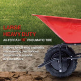 wheelbarrow electric Professional specs - this wheelbarrow uses an electric 24v 500w Brushless motor 02158784