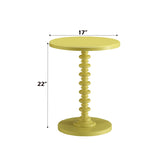 Acton Yellow Finish Accent Table B2726P321036